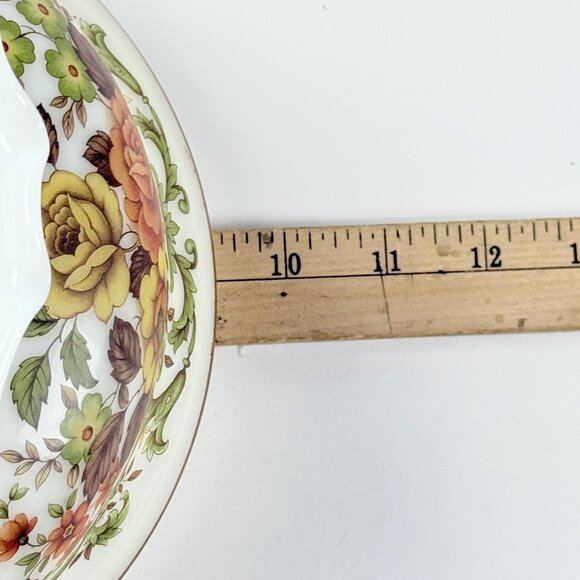 Antique Style Floral Glass Lamp Shade Topper Elegant3 Design With Vibrant Blooms - Picture 9 of 10